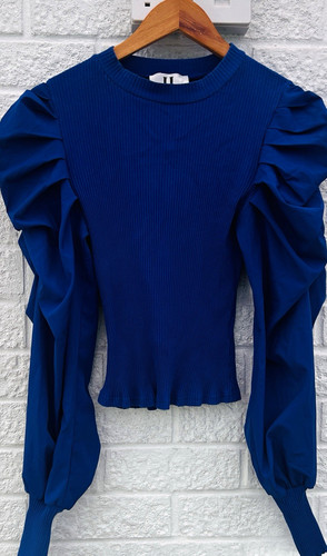 Forever unique blue ribbed - unique,