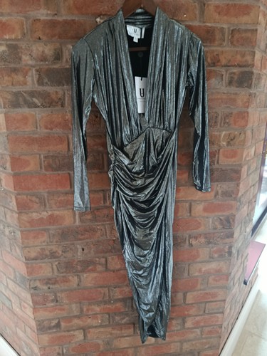 Forever unique dress silver - unique,